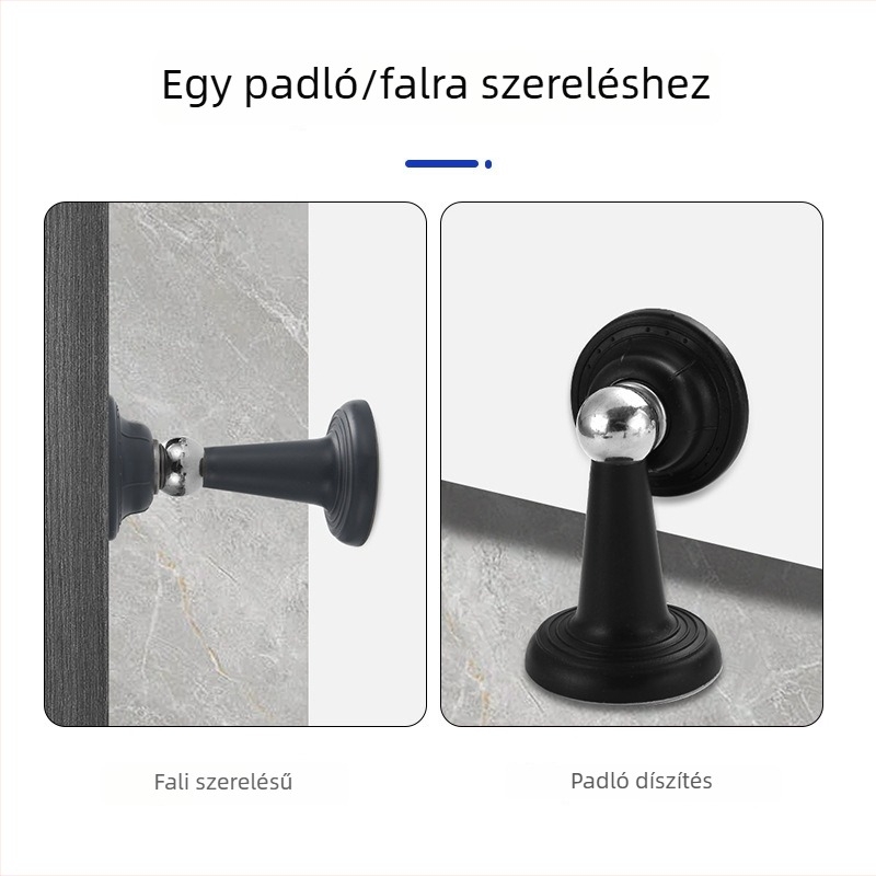 Silikon ajtó stopper, falra ragasztva, kiterjesztett kivitel, modell T8Y5G_1624348, Changteng