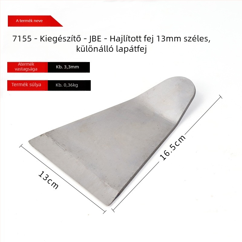 Mangán acél penge kiegészítők cementlapához — hegesztés és talajtisztítás; modell: Blade accessories; sorozat: Blade accessories