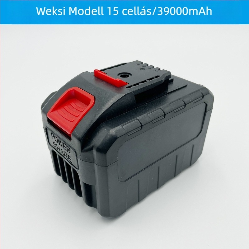 Worx-stílusú univerzális 21V Li-ion akkumulátor vezeték nélküli szerszámokhoz (elektromos kulcs, ütőkulcs és szögcsiszoló) töltővel
