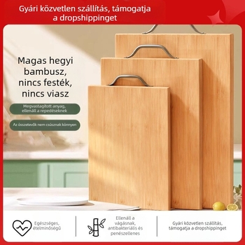 Fából készült vágódeszka, kétoldalas, konyhai használatra, hagyományos stílusú, multifunkcionális gyümölcs előkészítéséhez