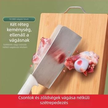 Fából készült vágódeszka, kétoldalas, konyhai használatra, hagyományos stílusú, multifunkcionális gyümölcs előkészítéséhez