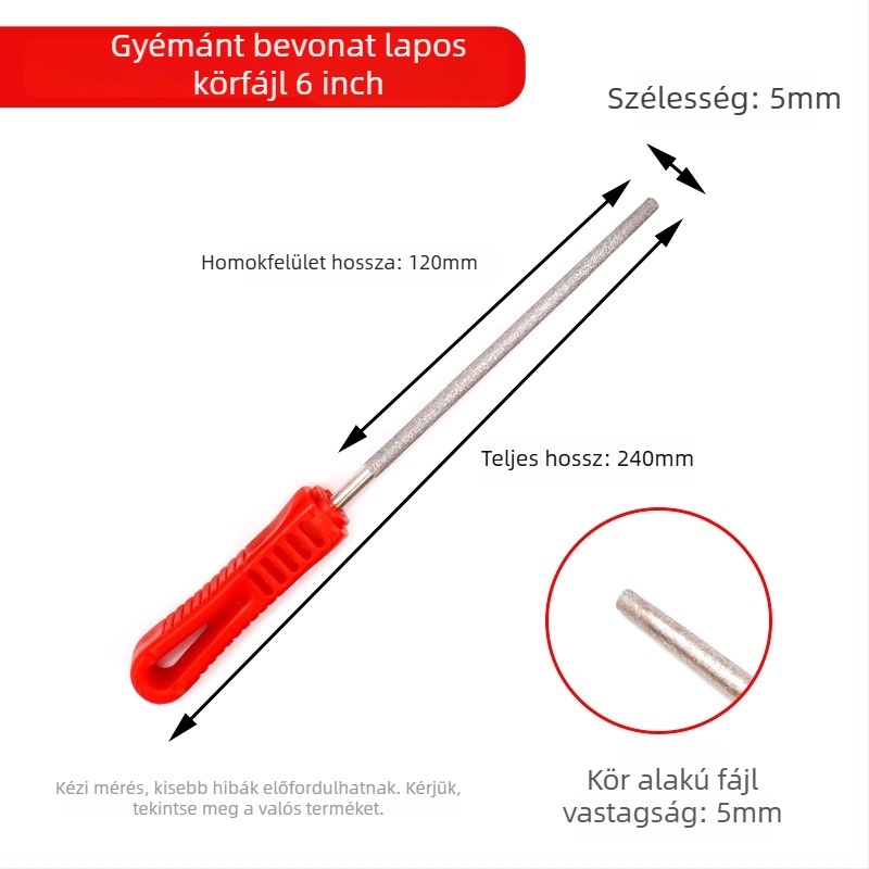 Ötvözött csiszoló és nagy lemezes fájl – anyag: ötvözet; felhasználás: fém, jáde, kerámia és üveg; formák: sík, félkör, háromszög, négyzet; sorozat: DBC