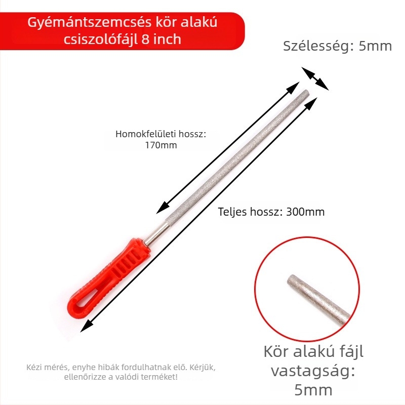 Ötvözött csiszoló és nagy lemezes fájl – anyag: ötvözet; felhasználás: fém, jáde, kerámia és üveg; formák: sík, félkör, háromszög, négyzet; sorozat: DBC