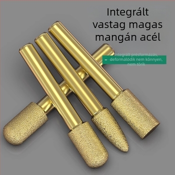 Diamant csiszolófej, emery csiszolófej, egyenes csiszolófej, alkalmas kőre, márványra és csempére