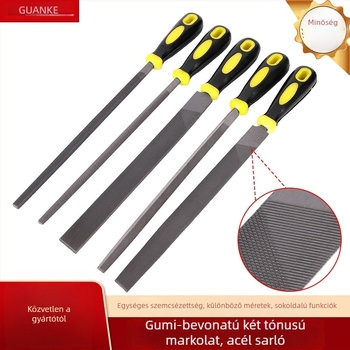 Gyémántos reszelő, kettős vágású, félkörös keresztmetszetű, acélból készült reszelő fémek megmunkálásához (nemvasfémek)