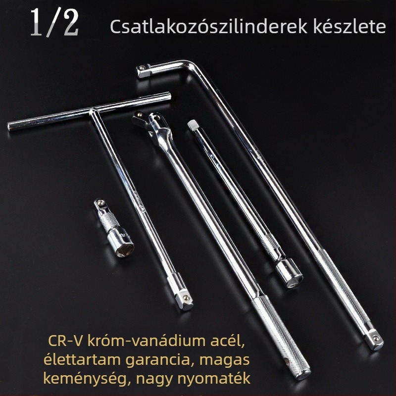 Dugókulcs hosszabbító rúd, 24 hüvelyk, 1/2-es hajtás, autójavításra