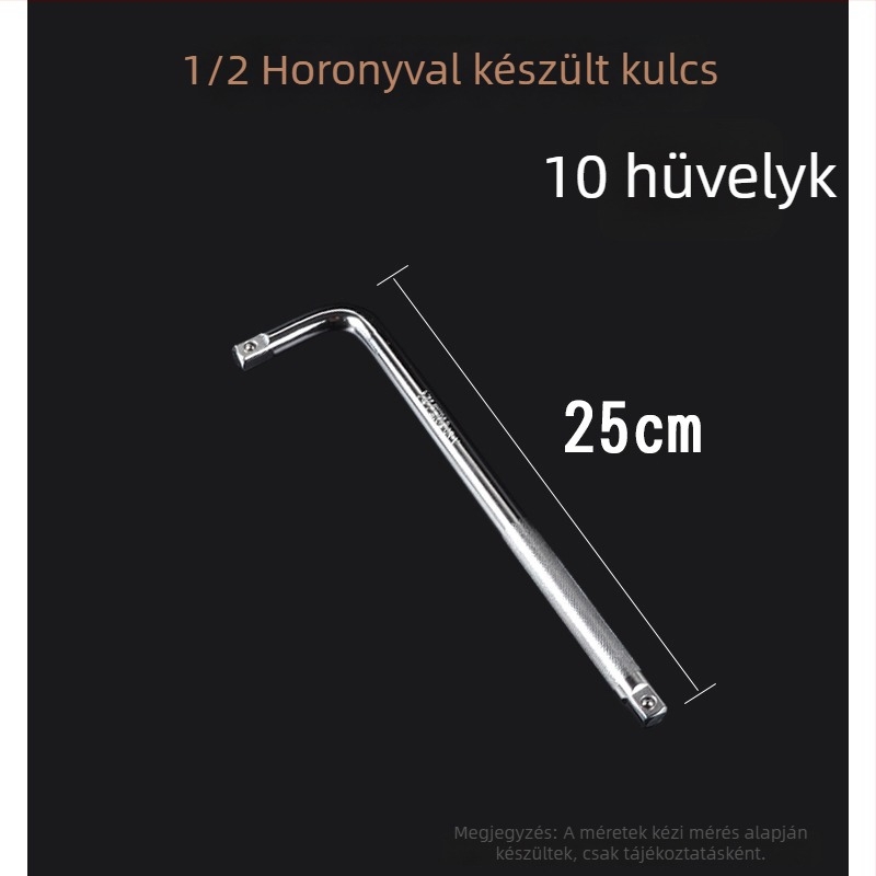 Dugókulcs hosszabbító rúd, 24 hüvelyk, 1/2-es hajtás, autójavításra