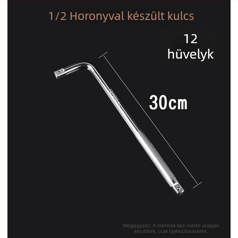 Dugókulcs hosszabbító rúd, 24 hüvelyk, 1/2-es hajtás, autójavításra