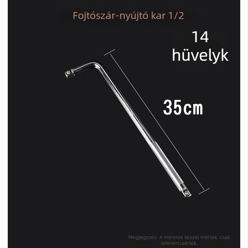 Dugókulcs hosszabbító rúd, 24 hüvelyk, 1/2-es hajtás, autójavításra