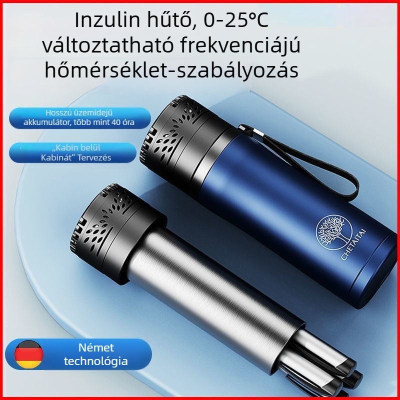 Che Teng gyorshűtő autóhűtő, 5 L kapacitás, 15 W teljesítmény, tápegység 4.2–7.4 V