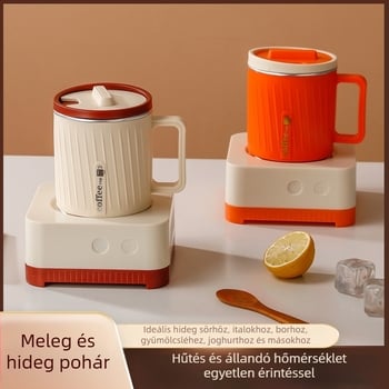 O'Mann MKE-201 500 ml szigetelt pohár melegítés és hűtés funkcióval, műanyag test, AC tápellátás