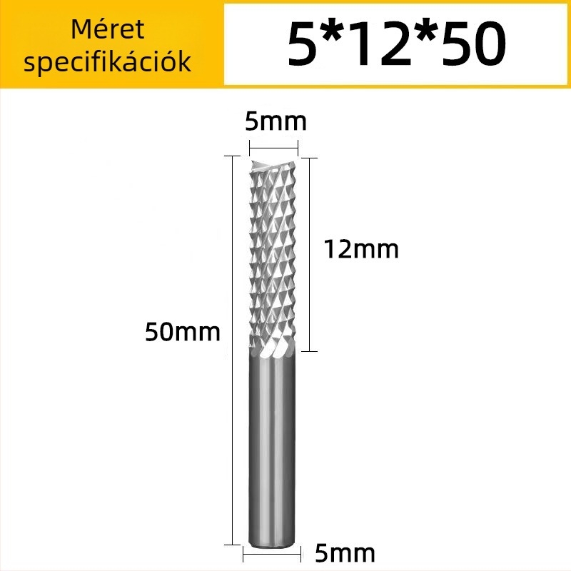 Vertikális maró, wolfrám acél spirálmaró PCB-hez, bakelit, fa, PCB, műanyag és szénszálas anyagokhoz