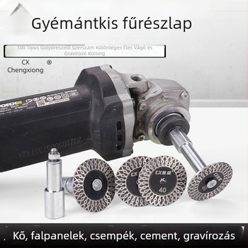 Presentable Gyémánt vágókorong szögvágóhoz – gránit, kő és beton vágására – száraz vágás