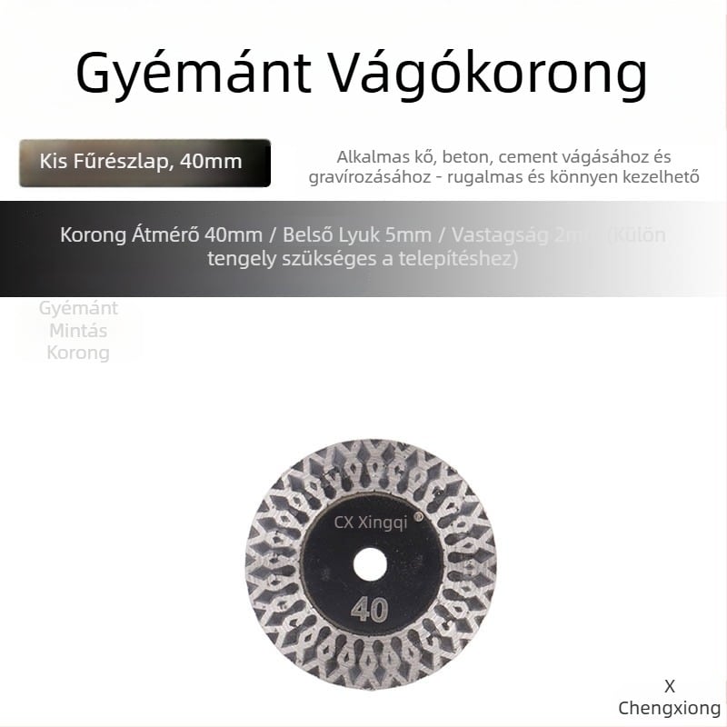 Presentable Gyémánt vágókorong szögvágóhoz – gránit, kő és beton vágására – száraz vágás