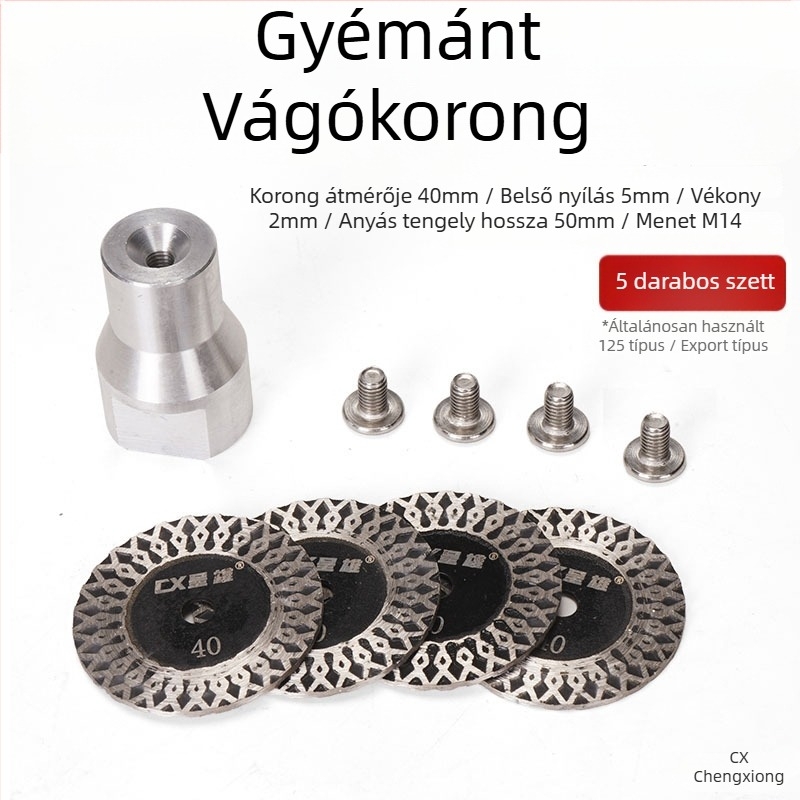 Presentable Gyémánt vágókorong szögvágóhoz – gránit, kő és beton vágására – száraz vágás