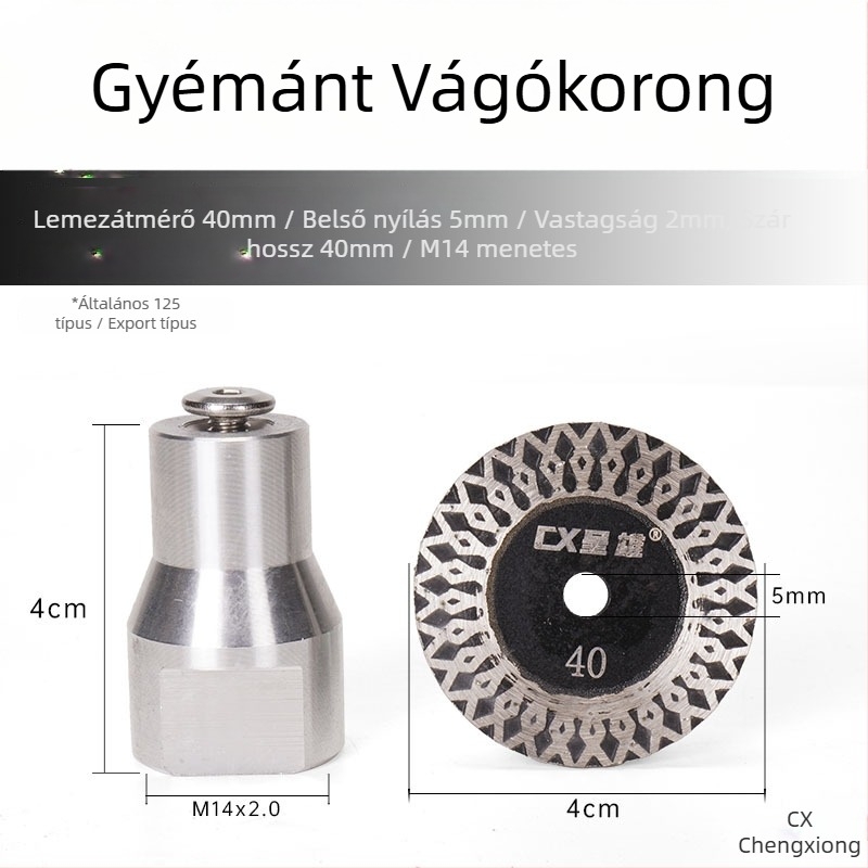 Presentable Gyémánt vágókorong szögvágóhoz – gránit, kő és beton vágására – száraz vágás