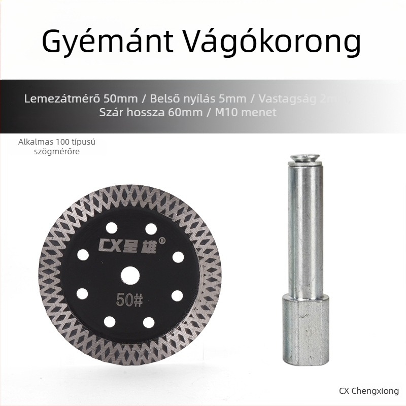 Presentable Gyémánt vágókorong szögvágóhoz – gránit, kő és beton vágására – száraz vágás