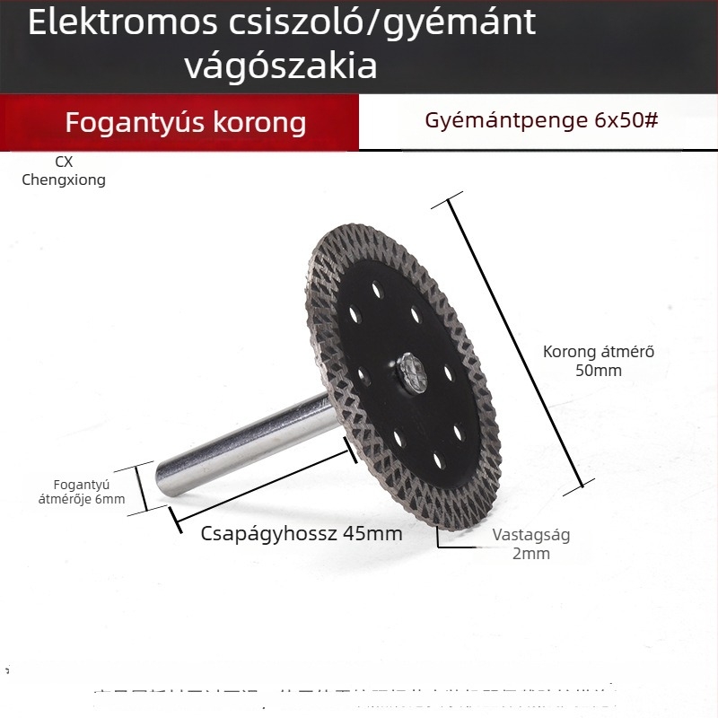 Presentable Gyémánt vágókorong szögvágóhoz – gránit, kő és beton vágására – száraz vágás