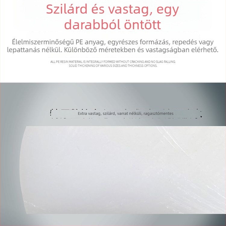 Polietilén vágódeszka – csúszásmentes, antibakteriális és penészmentes, hús és csontok feldolgozásához