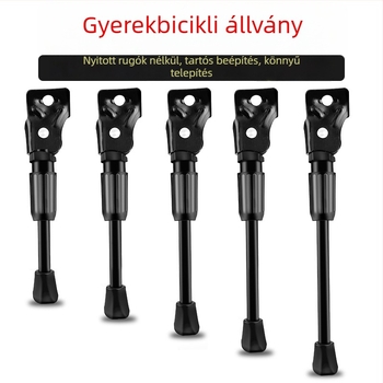 Inwild gyerek kerékpár lábtámasz – fém, egyszemélyes oldalsó tartó összecsukható kerékpárhoz