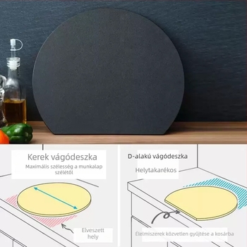 Élelmiszer-minőségű TPU vágódeszka, antibakteriális, csúszásmentes, kettős felhasználású konyhai deszka, testreszabható