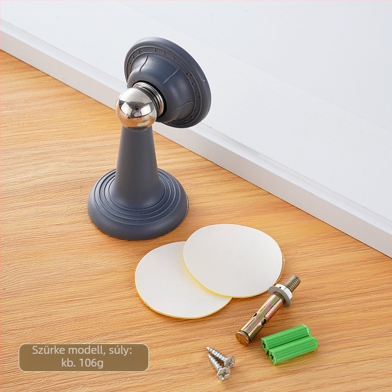 Ajtóstop, modell gjmx-02, műanyag, falra szerelhető, doboz típusú, automata