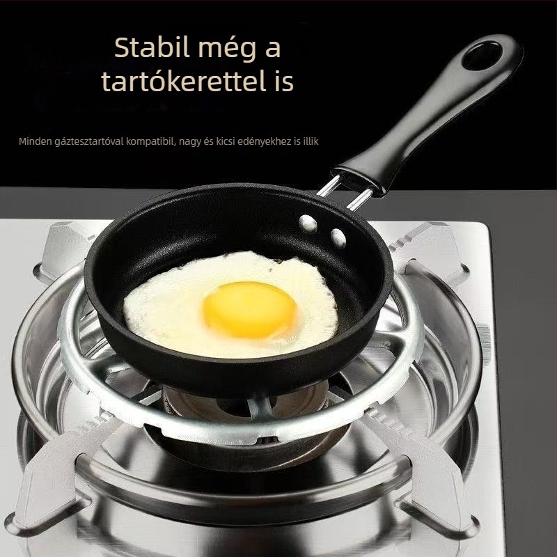 Kovácsoltvasból készült tapadásmentes serpenyő, modell 12.16.18.., egyaránt alkalmas gáz- és indukciós főzőfelületekre, üvegfedéllel