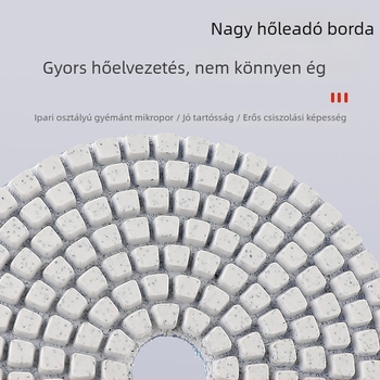 Polírozó korong sarokcsiszolóhoz – márvány, gránit és kvarc kő