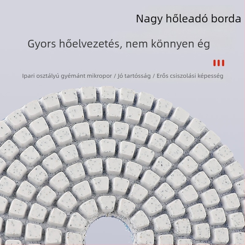 Polírozó korong sarokcsiszolóhoz – márvány, gránit és kvarc kő