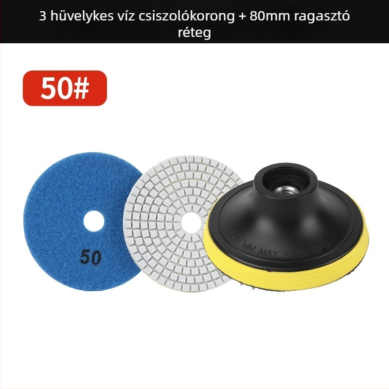 Polírozó korong sarokcsiszolóhoz – márvány, gránit és kvarc kő