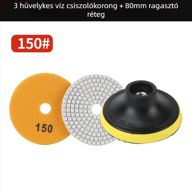 Polírozó korong sarokcsiszolóhoz – márvány, gránit és kvarc kő