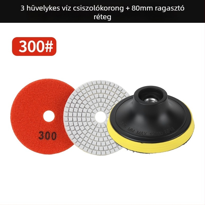 Polírozó korong sarokcsiszolóhoz – márvány, gránit és kvarc kő