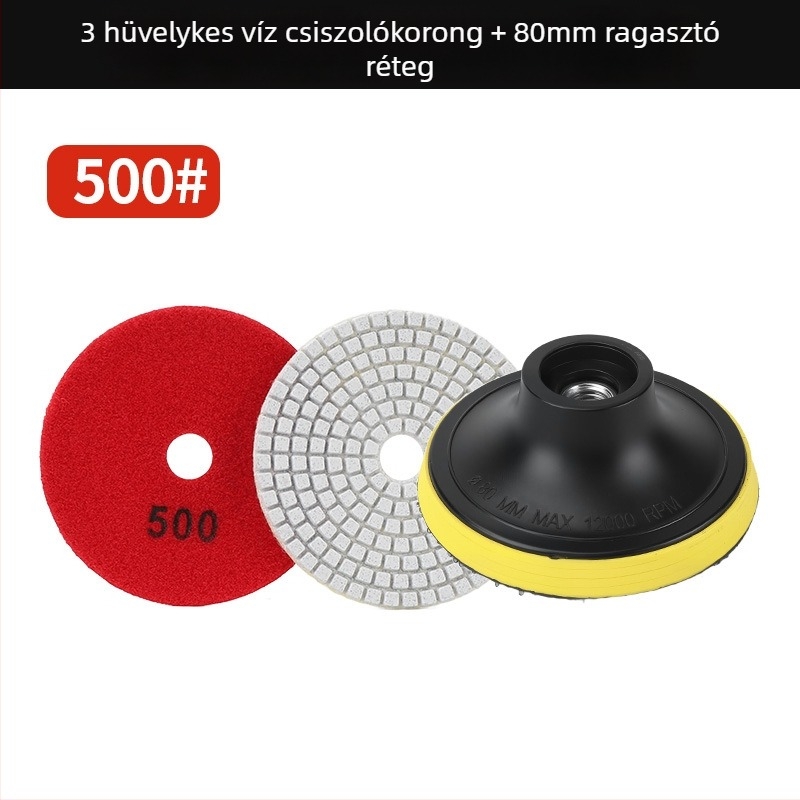 Polírozó korong sarokcsiszolóhoz – márvány, gránit és kvarc kő