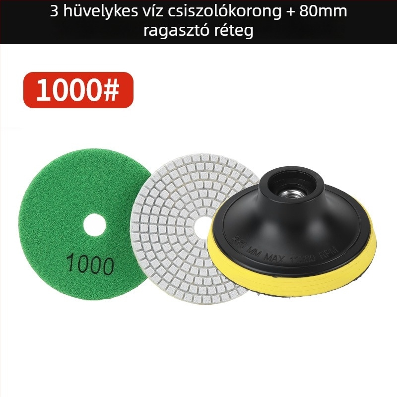 Polírozó korong sarokcsiszolóhoz – márvány, gránit és kvarc kő