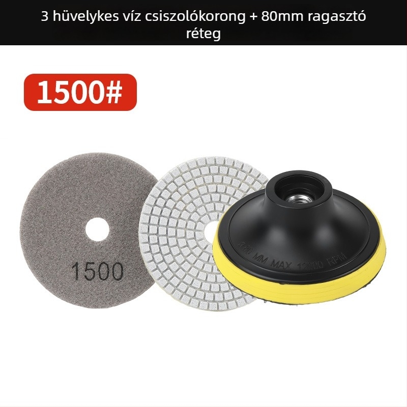 Polírozó korong sarokcsiszolóhoz – márvány, gránit és kvarc kő