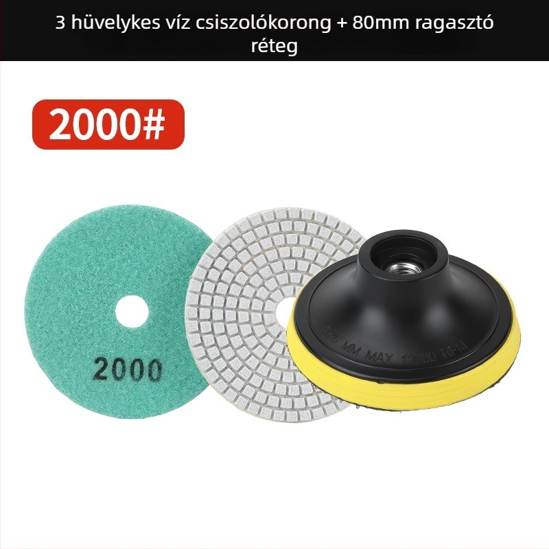 Polírozó korong sarokcsiszolóhoz – márvány, gránit és kvarc kő