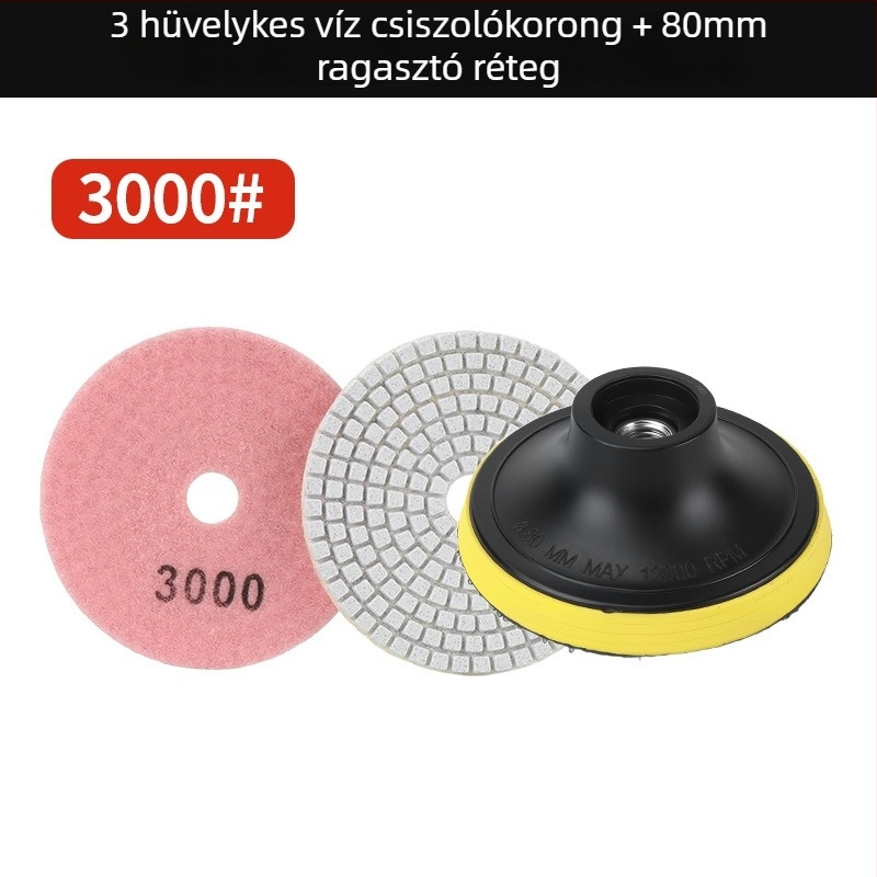 Polírozó korong sarokcsiszolóhoz – márvány, gránit és kvarc kő