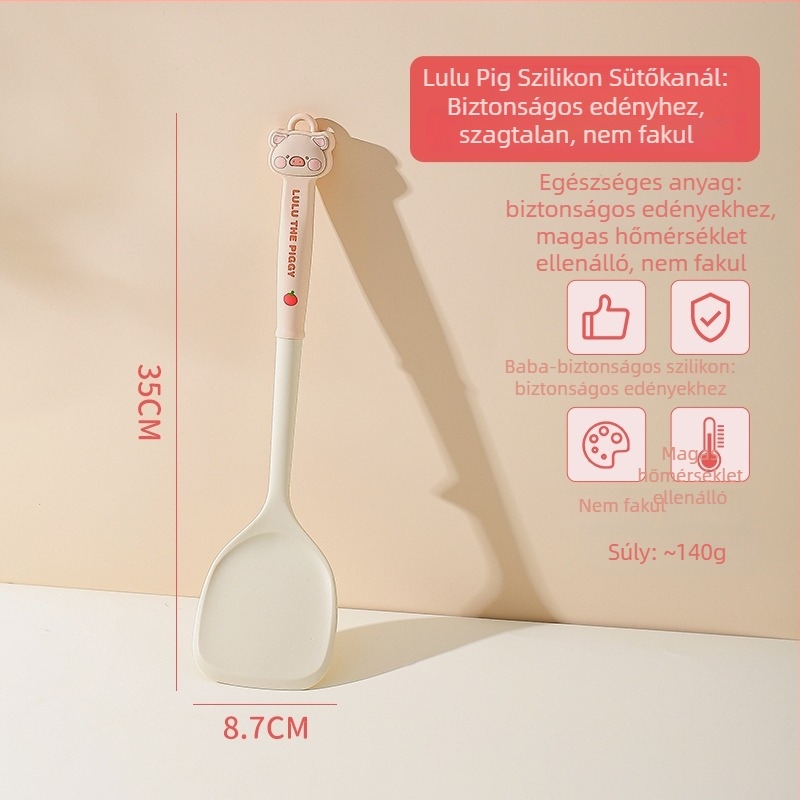Főző spatula készlet, puha szilikon anyag, szilikon fogantyú, modern minimalista stílus, 2025-ben bemutatva