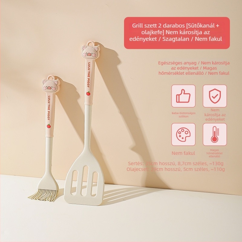 Főző spatula készlet, puha szilikon anyag, szilikon fogantyú, modern minimalista stílus, 2025-ben bemutatva