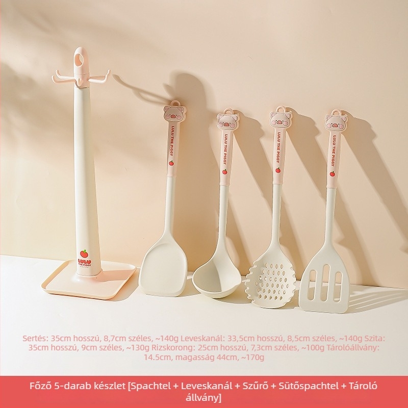 Főző spatula készlet, puha szilikon anyag, szilikon fogantyú, modern minimalista stílus, 2025-ben bemutatva