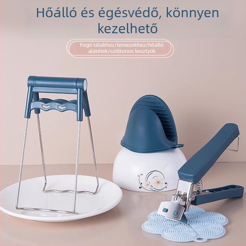 Műanyag falra szerelhető konyhai tároló — egyszerű, modern dizájn, telepítés nélkül