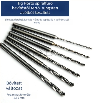 Volfrámszilárd acélból készült csavaró fúró faipari faragáshoz