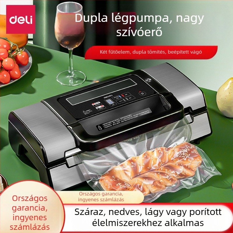 Vákuumos csomagológép 14891/14892 – ABS+ rozsdamentes acél, 120W, 220V, Vákuum funkció, Modell 14891