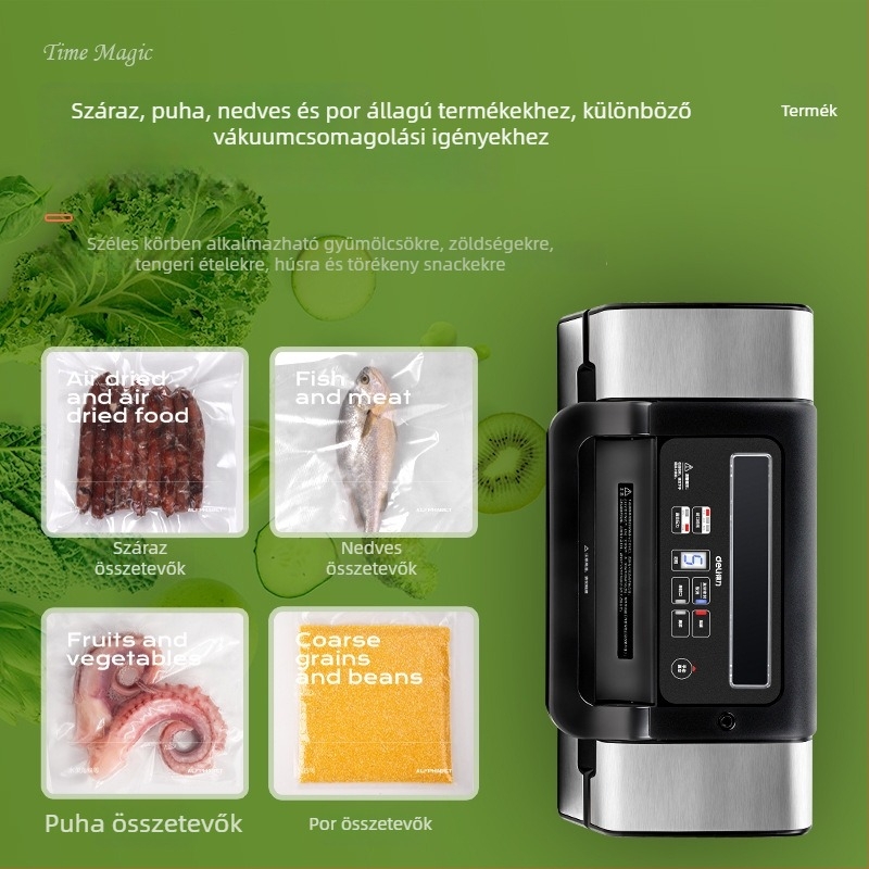 Vákuumos csomagológép 14891/14892 – ABS+ rozsdamentes acél, 120W, 220V, Vákuum funkció, Modell 14891