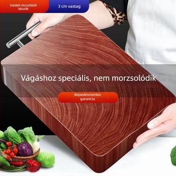 Rózsafa vágódeszka, kínai stílusú, tömörfa konyhai deszka
