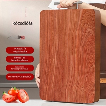 Rózsafa vágódeszka, kínai stílusú, tömörfa konyhai deszka
