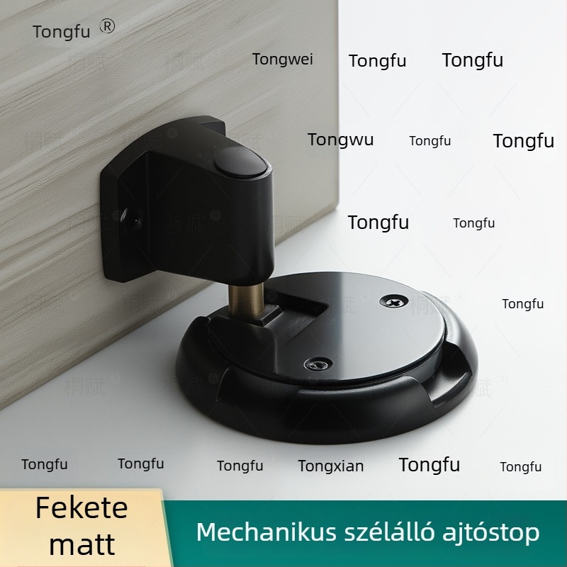 Padlóra szívó ajtózáró, automata vezérlés, cink ötvözet, elektroplakált felület, padlóra szerelve, modern minimalist stílus