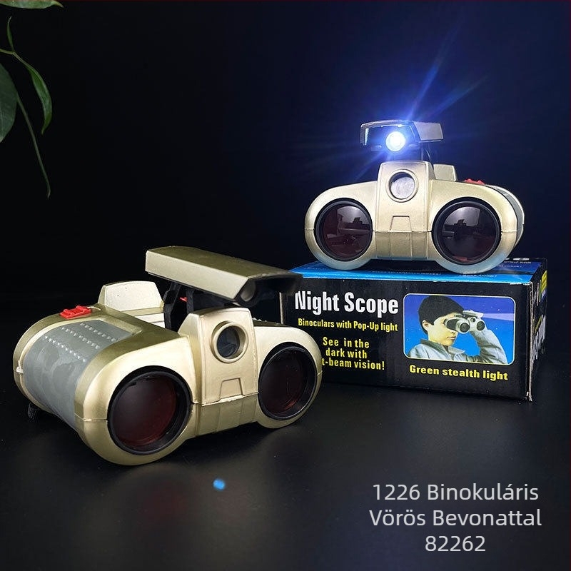 Gyerekeknek készült kamuflázzal ellátott binokli, modell 6×35, műanyag kivitel