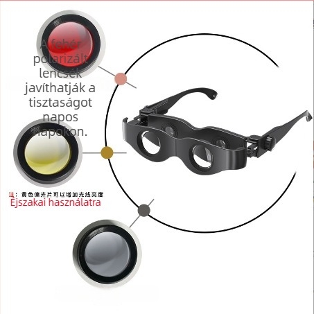 Horgász távcső HD optikával, állítható zoom, polarizált lencse kültéri horgászatához