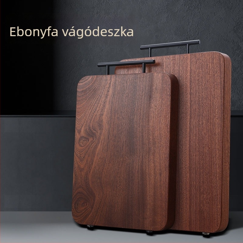 Tömörfa vágódeszka sakktábla mintával